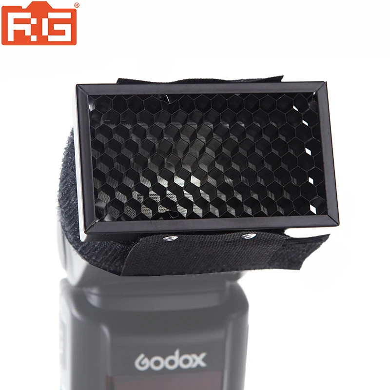 Flash Diffuser Black Honeycomb Hood For Canon Nikon Pentax Godox YONGNUO Speedlite Photo Studio Accessories