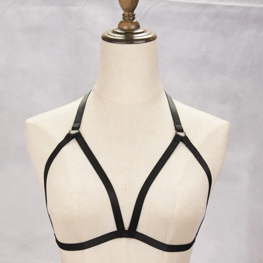 Adjustable Strapless Bra Lingerie Accessories Sexy Hollow Out No Lace Up Top Band Body Prison Comfortable Fit Women's Underwear