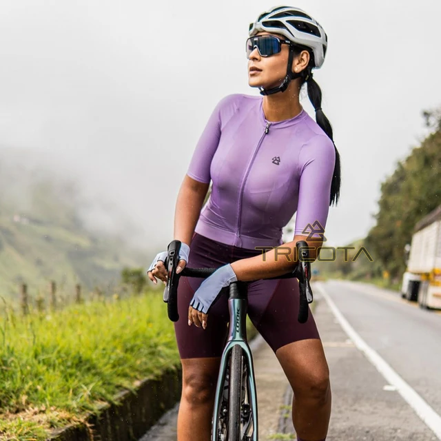 Conjunto de ropa de Ciclismo mujer, de bicicleta de montaña, camisa de carreras, uniforme transpirable, ropa femenina _ AliExpress Mobile