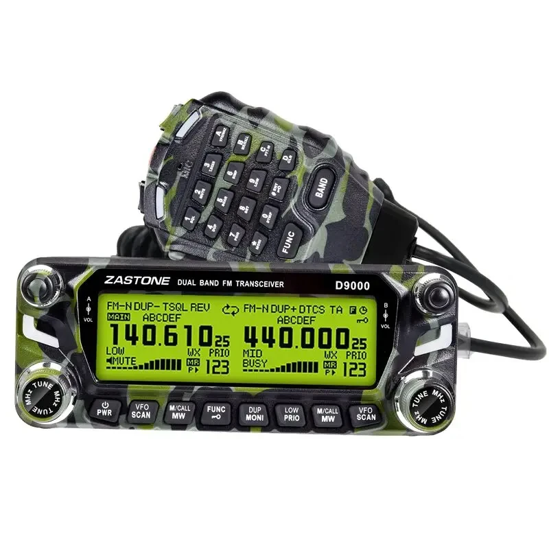 

Приемопередатчик Zastone D9000 Ham Radio 512 CHS Ham Radio 50 Вт VHF 136-174 МГц UHF 400-520 МГц Двухдиапазонная Автомобильная рация мобильное радио