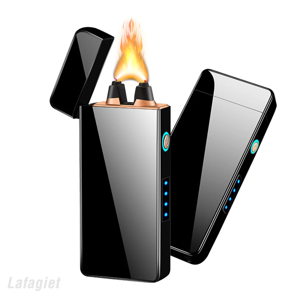 

Electric Arc Flame Lighter, USB Charging Lighters, Powerful ，Windproof Cigar Lighter, LED Display, Smoking Tools, Men's Gifts