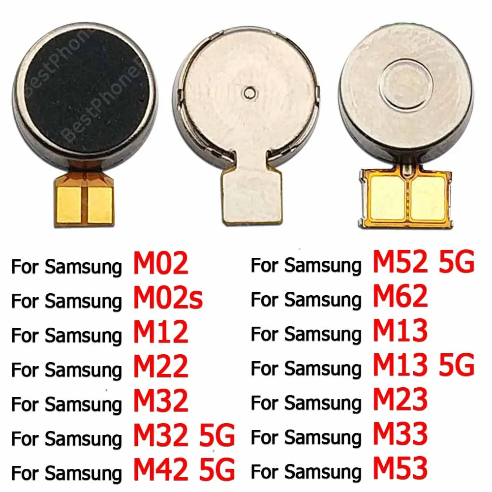 

Vibrator Motor Vibration For Samsung Galaxy M12 M22 M32 M42 M52 M62 M13 M23 M33 M53 5G M02 M02s Original Replacement Flex Cable