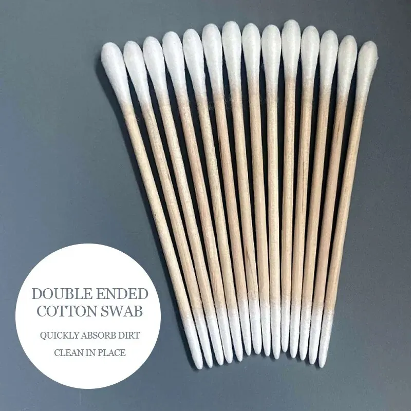 Cotton Swabs 10 Packs 50 Per Pack Double-Ended Disposable Can Be Used to Draw Eyeliner etc for cotton swabs