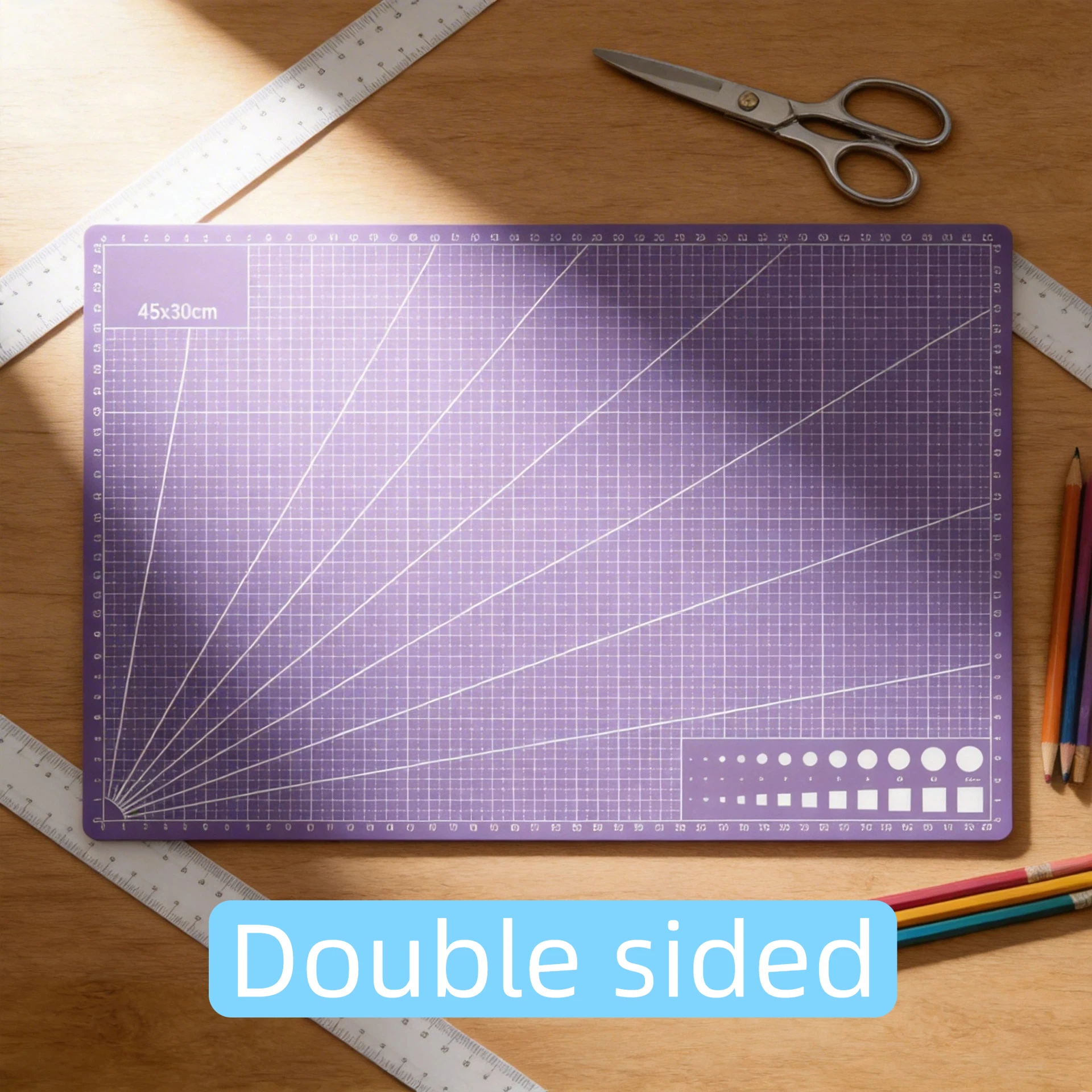 Self Healing Cutting Mat A3 45x30cm Grid Measuring Anti Cut Desktop Pad For Diy Craft Carving Craft Knife Art Cutting 1