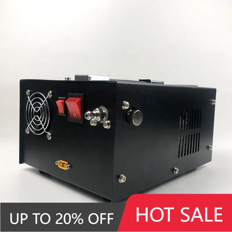 Compressore Elettrico Portatile Mini Pcp 12 V 300 Bar Per Serbatoio Subacqueo 12 Volt Pcp Diving