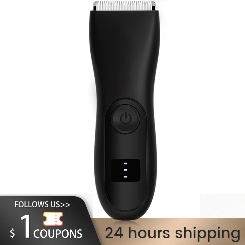 Body Hair Trimmer For Men Balls Women Lady Shaver Hair Removal Bikini Trimmer Groin & Body