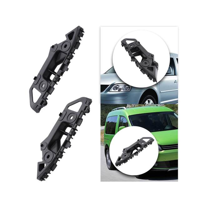Car Front Bumper Bracket Holder Easy Installation Durable 2K5807183/2K5807184 Directly Replace High Performance Accessories
