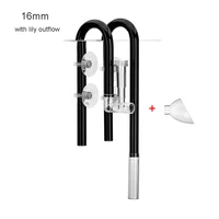 AQUAPRO Inflow Outflow Inlet Outlet Skimmer Lily อุปกรณ์เสริมถังปลาพืชท่อ Aquarium Water Filtro Fishbowl ชุด Akvarium 5