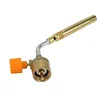 Brass MAPP, Propane Gas Torch, Automatic Ignition Trigger, Heating Welding Burner, Suitable For Camping And Welding 2