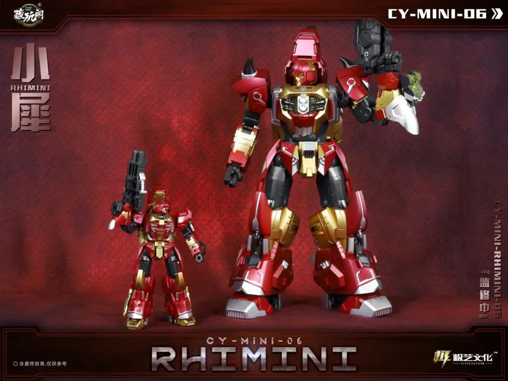 

Трансформер Cang-Toys CT-06B CT06B CY-Mini-06 CHIYOU Rhimint Rhino Predaking экшн-фигурка с коробкой в наличии