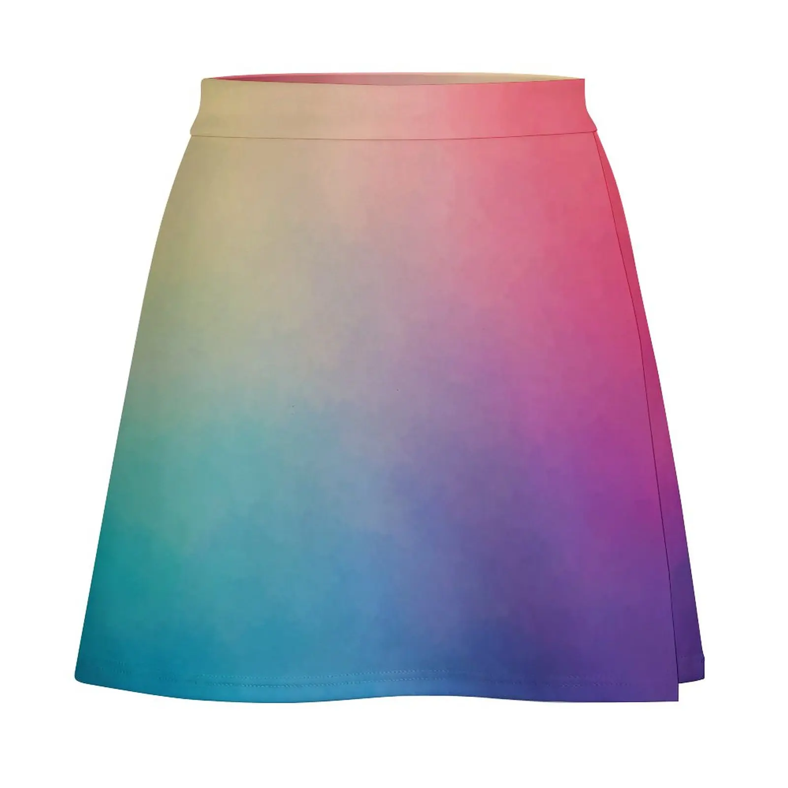 Rainbow Ombre Design Mini Skirt night club outfits women's golf wear summer