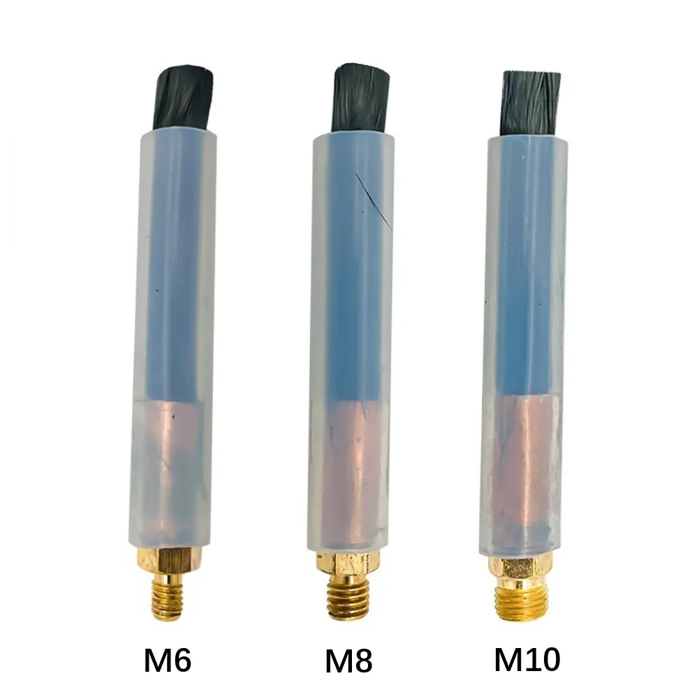 Cleaning Brush 2pcs Carbon Fiber Pickling Brush Electrolytic Polishing For Weld Seam Bead Joint Cleaning Machine