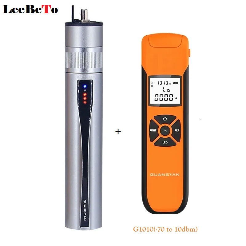 fiber optic quick connector Visual Fault Locator -70 to 10dBm Fiber Optical Power Meter Patch Cord Cable Tester Tool FC/ST/SC Red Laser Light 5-30km dual band