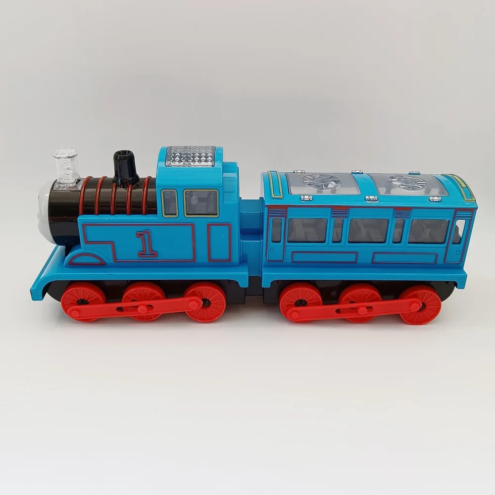 Grande trem luzes música locomotiva elétrica crianças trem elétrico  brinquedo menino presente modelo trem para thomas brinquedos carro -  AliExpress