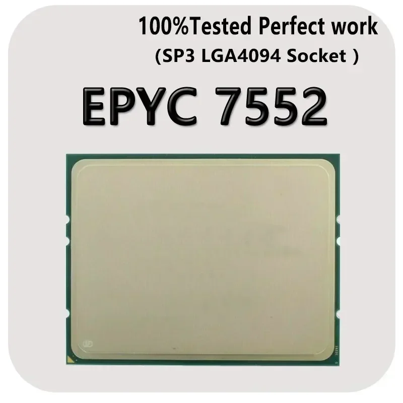 EPYC 7552 2.2GHZ 48C/96T 64M 캐시 200W DDR4-2666V 소켓 sp3 LGA4094
