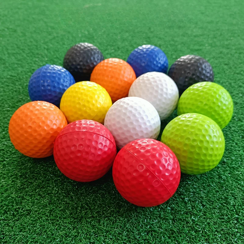 Praxis golf bälle 6 farbe neue ball für golfer geschenk golf zubehör  anzeigen standad ball großhandel für Indoor Outdoor Neuheit 1pc - AliExpress