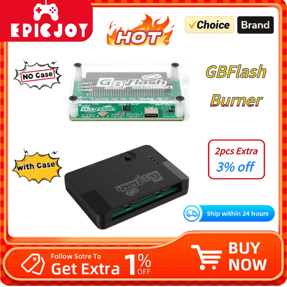 Epicjoy gbflash gba/gbc queimador ótimo design adaptador usb sem tela gbflash carrinho e cabo de dados tipo c