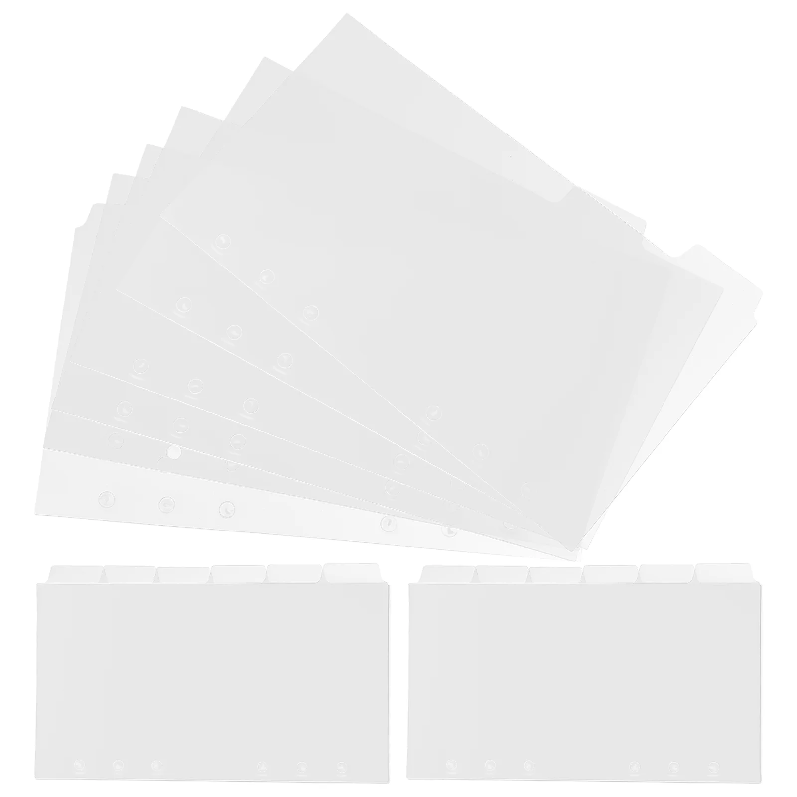 

18 Sheets Index Separator Page File Dividers Notepad Markers Punched Binder Notebook