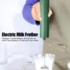 Handheld Milk Frother 3 Speeds Whisk Coffee for Latte Matcha Egg 4