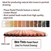 12Pcs Set Colored Soft Pastel Pencils 4.0mm Lead Wooden Handle For Skin Tints Portrait Landscape Art Drawing Sketching Graffiti 5