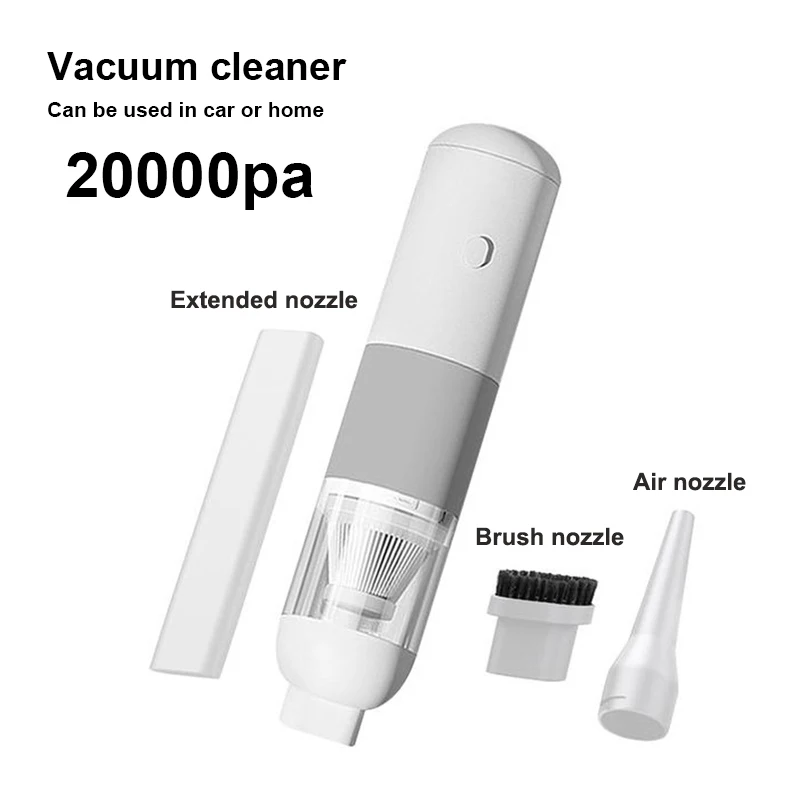 20000PA Car Vacuum Cleaner Portable Mini Handheld Vacuum Cleaner Smart Home Car Dual-purpose Wireless Dust Catcher