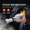 VEVOR 3500W Demolition Jack Hammer 60J Electric Jackhammer Concrete Breaker with 2 Chisel Bits for Trenching and Breaking Holes 6