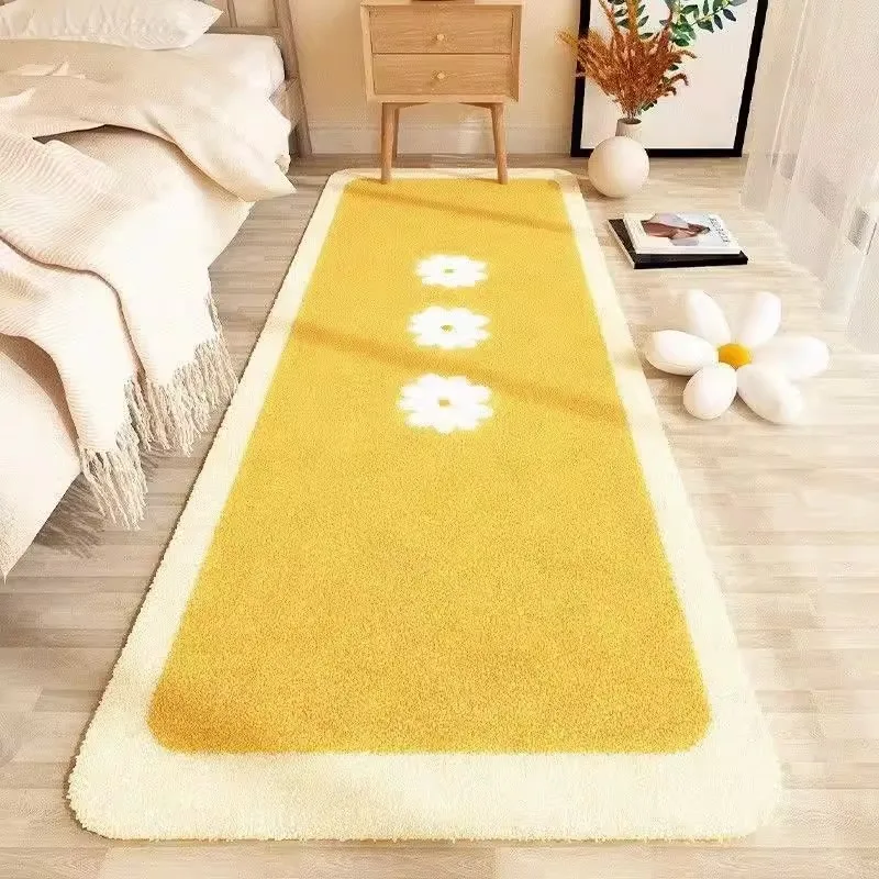 

Modern Minimalist Large Area Living Room Carpet Fluffy Plush Washable Bedroom Rug Thickened Dirt Resistant Children Room Rugs