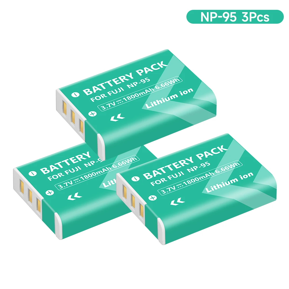 富士フイルム用急速充電バッテリー,タイプC充電器,NP-95,f30,f31,f31fd