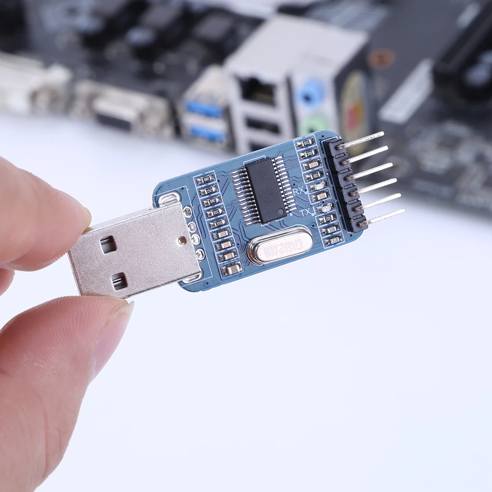 PL2303 USB To TTL Serial Module 6Pin USB To TTL Adapter 500MA Upgrade Programmer Download Board with Auto Reset for Arduino