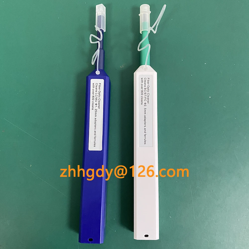 2.5mm 1.25mm Fiber Optic Cleaner Cleaning Pen FOC-1.25 MU LC FOC-2.5 SC ST FC Fiber Flange Cleaner Fiber Connector Cleaning Pen