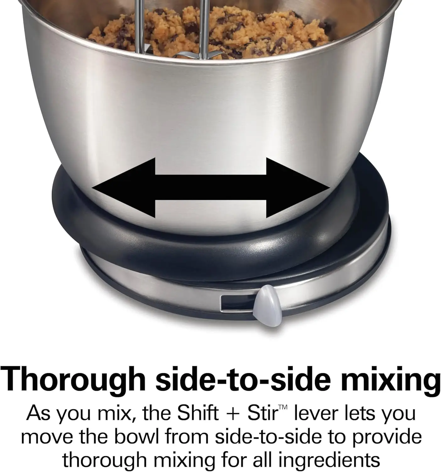 Homestyle baking setup with mixer