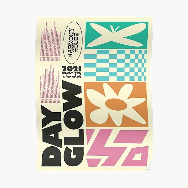 

2021 Tour Poster Picture Decoration Decor Painting Wall Print Art Vintage Home Mural Room Modern Funny No Frame