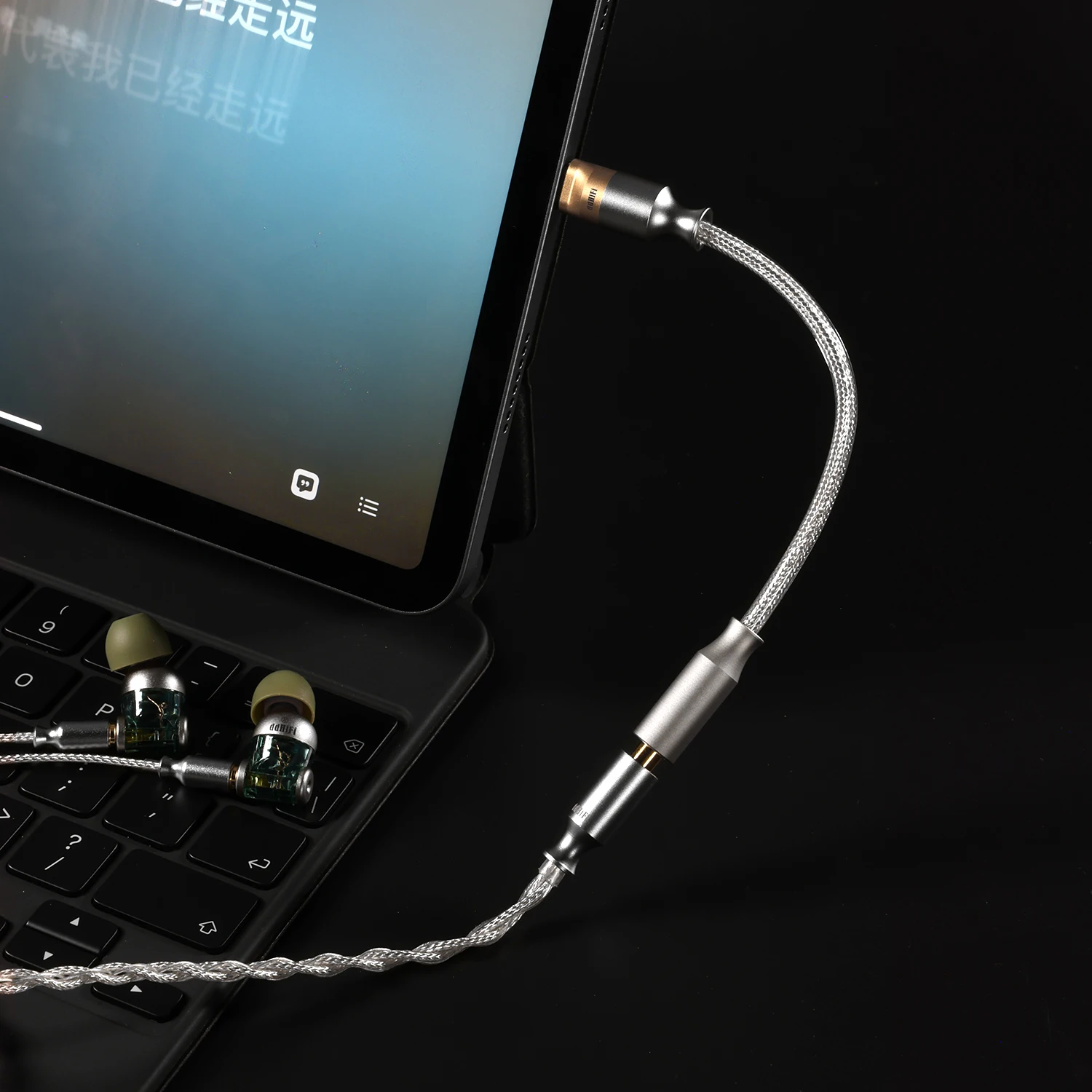 DD ddHiFi TC35CM2 USB-C to 3.5mm Hi-Res DAC & AMP Cable High-Fidelity Lossless Decoding Adapter Cable, Up to PCM 32bit/384kHz dac cables