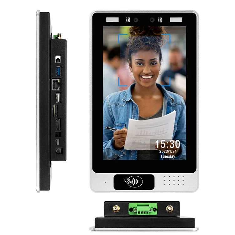 

Metal Case 8 Inch Android 11 LCD Touch Screen Facial Recognition Door Access Control Panel