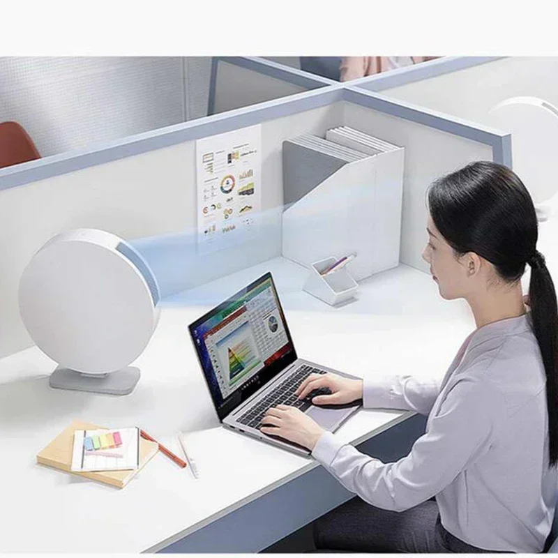Xiaomi Mijia Desktop Air Purifier Personal Air Cleaner Antibacterial Purifiers Filtration with Mi Home APP for Office Office 2