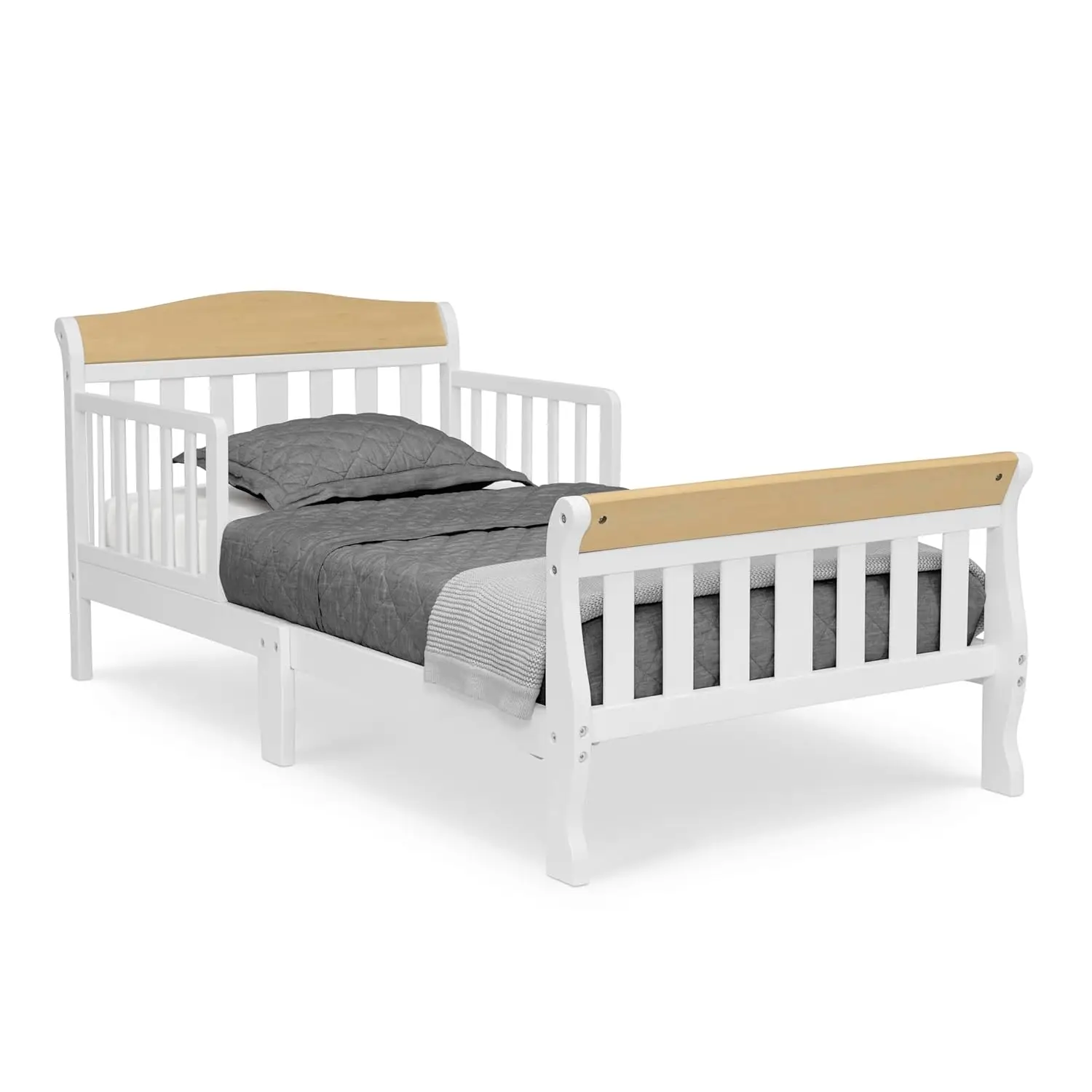 Canton Toddler Bed – Bianca White/Natural 1
