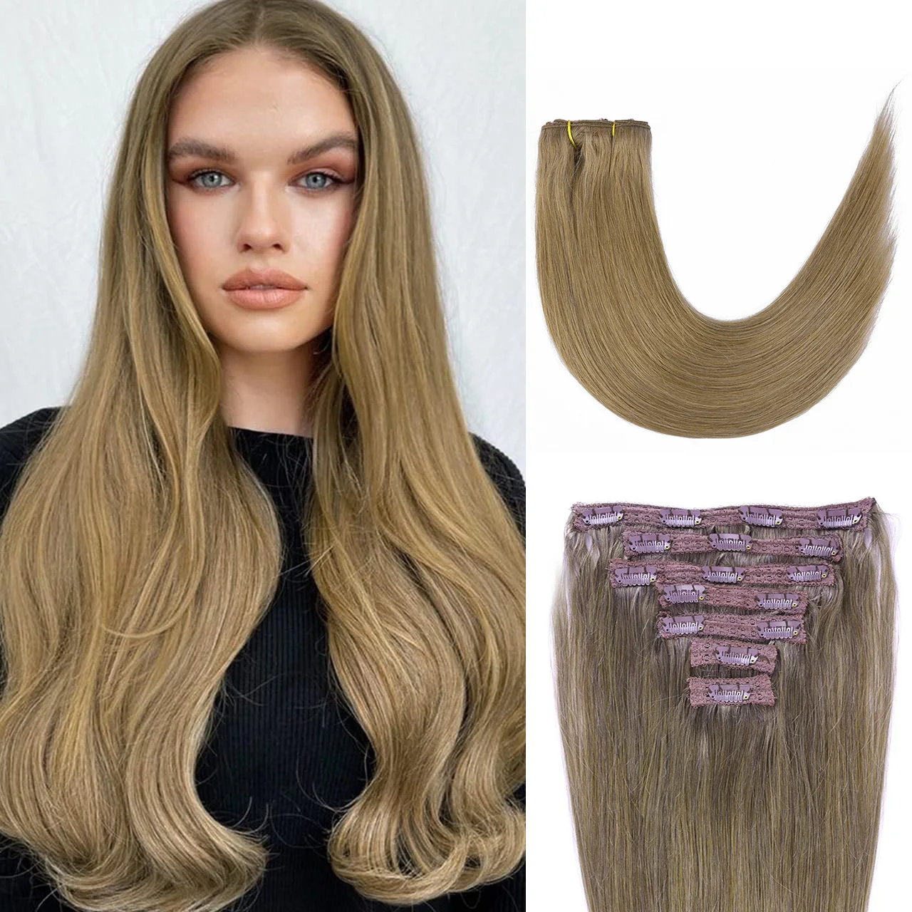 clip-in-hair-extensions-real-human-hair-18inch-remy-hair-extensions-clip-ins-105g-color-8-double-weft-natural-straight-human-ha