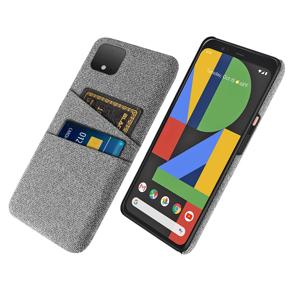 Custodia Pixel 4 Per Google Pixel 4 4 Xl 5 Coque Dual Card Tessuto Panno Di Lusso Business Cover Per Google Pixel 4 4 Xl Funda Capa