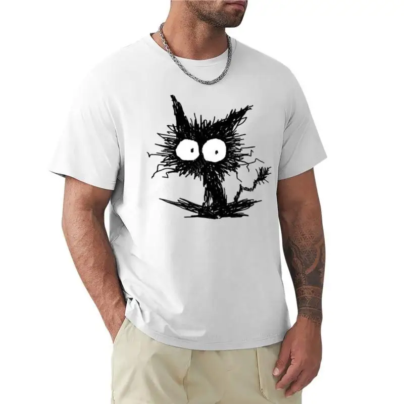 

Black Unkempt Kitten GabiGabi T-Shirt summer top shirts graphic tees mens clothing teenagers black t-shirt summer