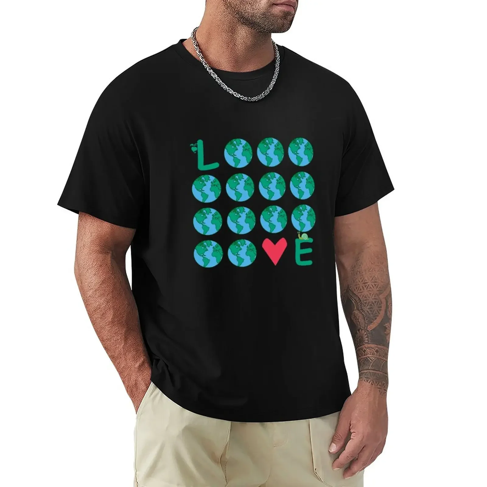 

Love T-Shirt plus size tops hippie clothes men workout shirt quick drying tees T-shirts for men cotton