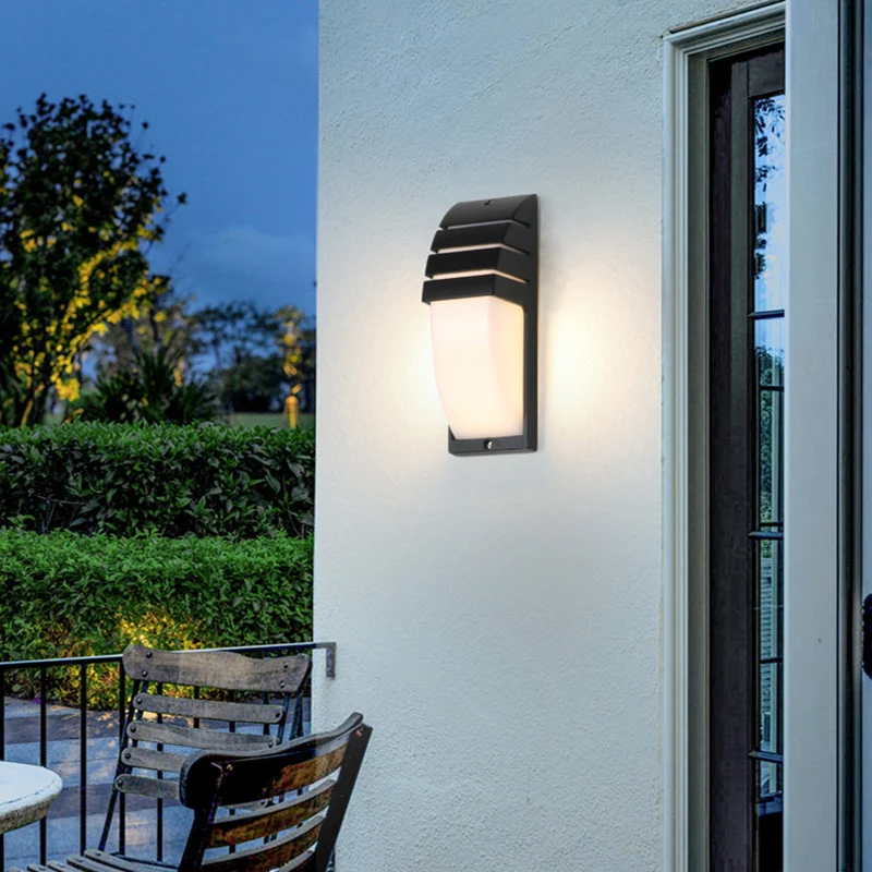 

TEMAR Modern Smart Sconce Light contemporary Simply IP65 Waterproof Induction Wall Lamp For Indoor and Courtyard Aisle