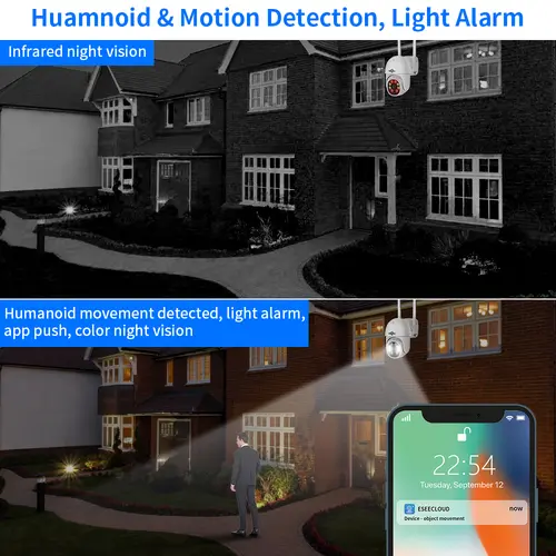 Hiseeu 5MP Wireless WiFi Camera System Outdoor Motion Tracking Audio Video Recorder CCTV Cameras 10CH NVR Video Surveillance Kit - Image 5