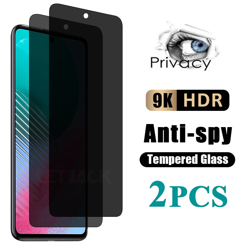 

2Pcs Anti-Spy Privacy Screen Protectors For Samsung Galaxy M54 M34 M14 M04 M53 M33 M23 M13 M62 M52 M32 M22 M12 M51 M31S Glass