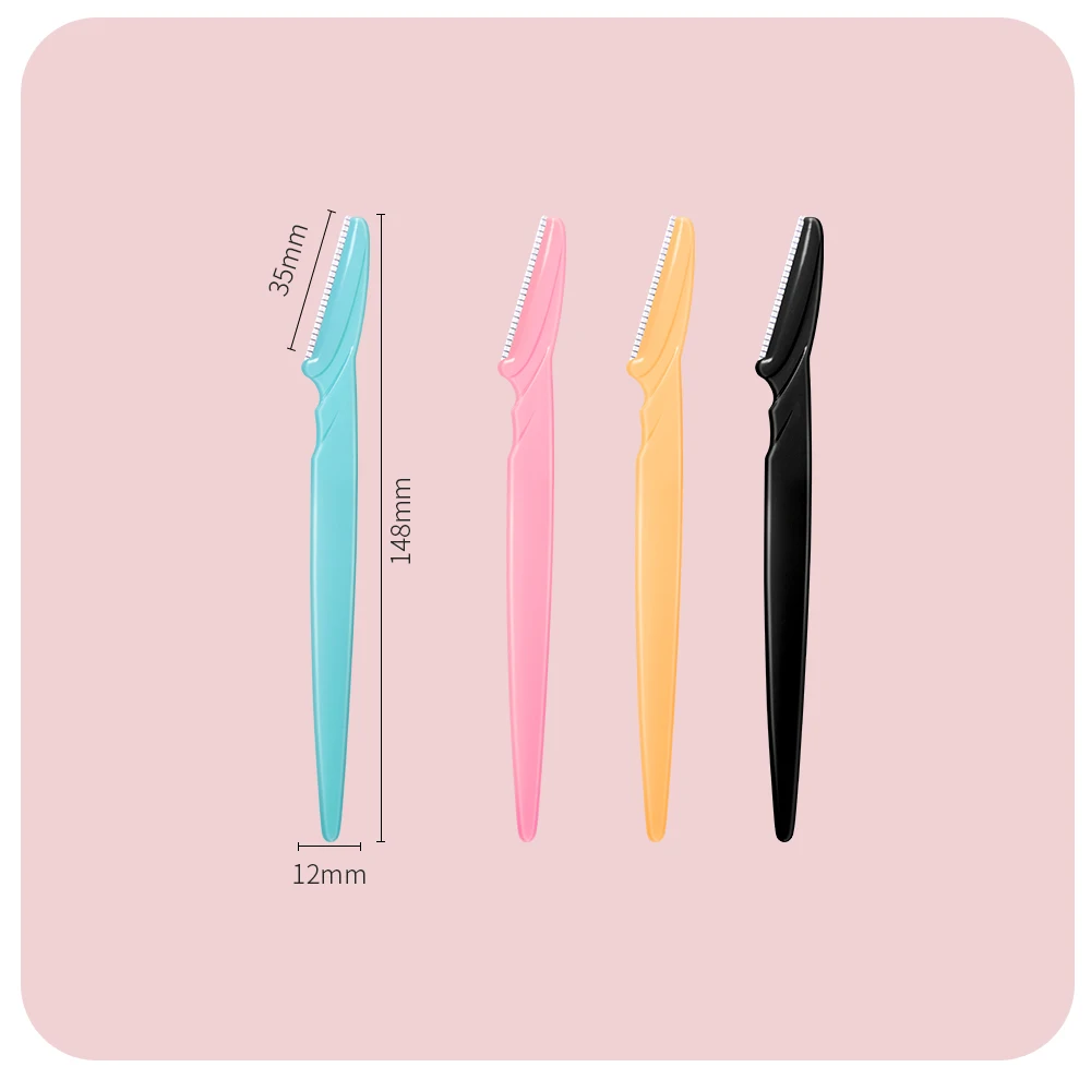 5/10/15Pcs Eyebrow Trimmer Blade Shaver Portable Face Razor Hair Removal Cutters Safety Woman Eye Brow Shaping Knife