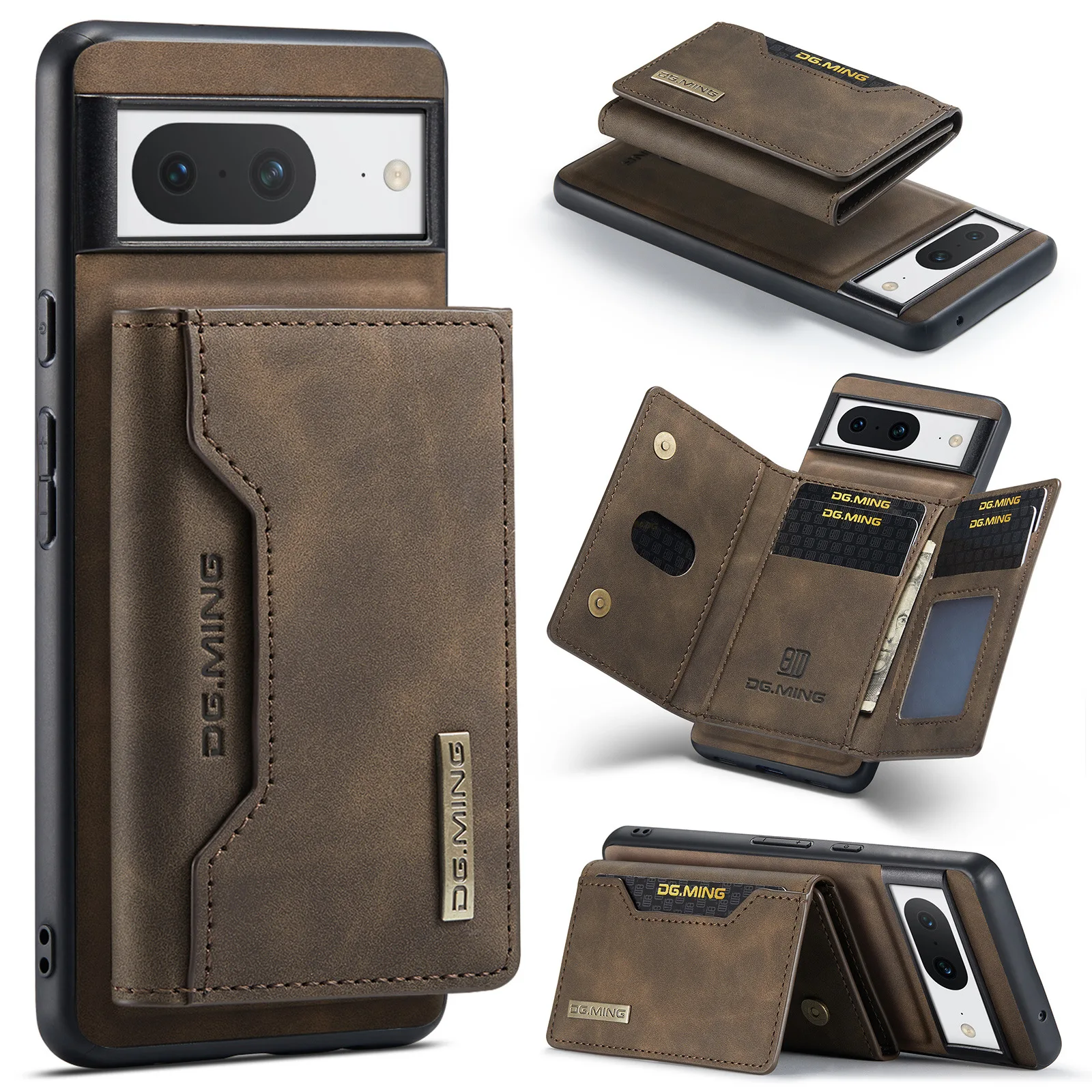 

Magnetic Phone Case M2 Suitable For Google Pixel 8 2-In-1 Magnetic Card Holder Protective Case Pixel 7A Split Phone Case
