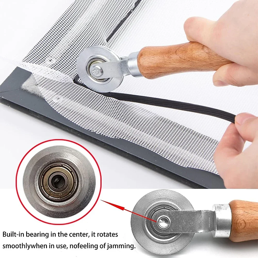 ScreenInstallationToolsMetalNylonScreenDoorandWindowScreen