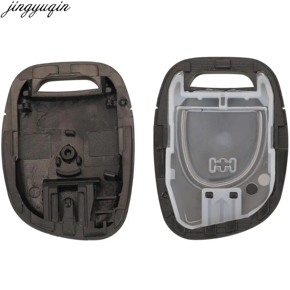 Jingyuqin Remote Car Key Case Shell For Renault Clio II 2001-2008 Symbol 2011 Kangoo 2002-2004 NE72 VAC102 No Battery Holder key case car key shell car remote key car key key shell