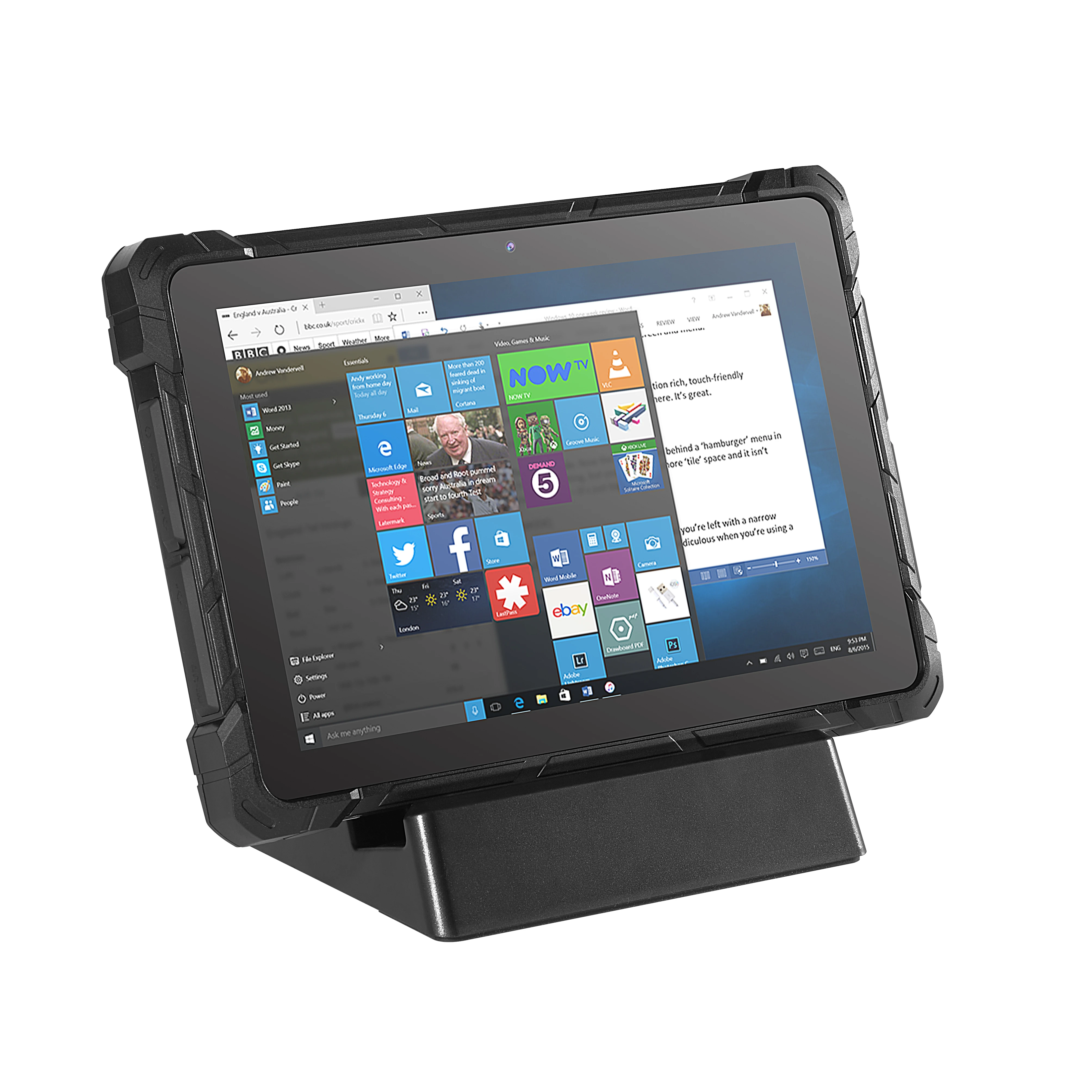 Factory Gole F7 10.1 Inch Windows 10 Industrial Ip67 Rugged Tablet