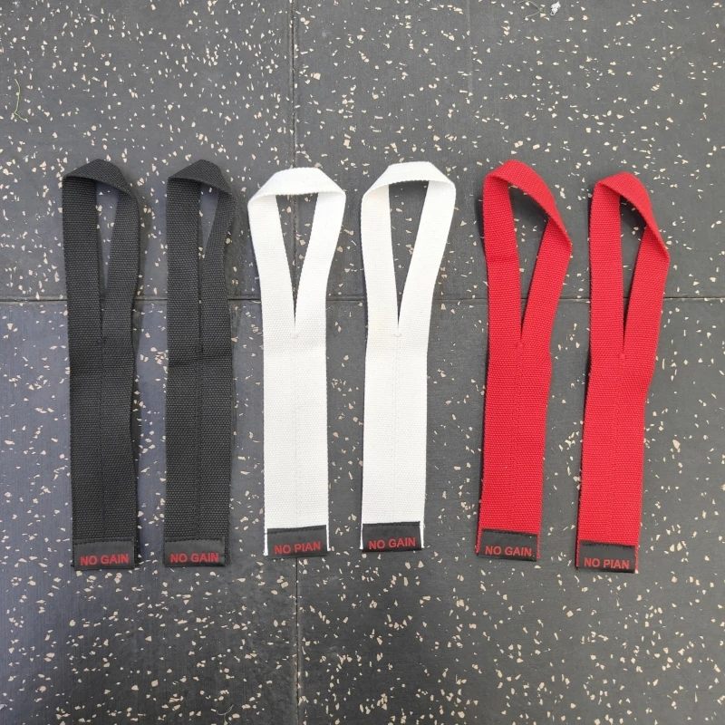 Lifting Wrist Straps for Weightlifting Powerlifting Bodybuilding Functional Strength Cross Training Heavy-Duty Cotton Wrist Wrap