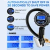 Digital Tire Pressure Gauge with Inflator 3-250 PSI Heavy Duty Air Compressor with Hose and Quick Connect Coupler Accessories 4